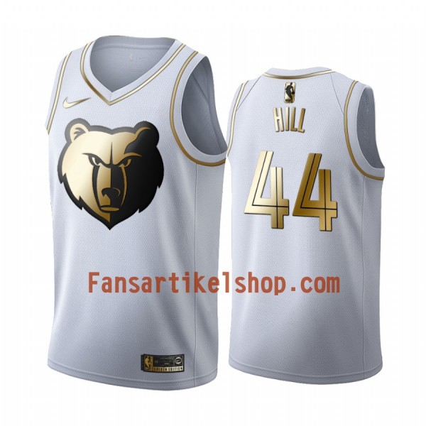 NBA Memphis Grizzlies Trikot Solomon Hill 44 Nike 2019-2020 Weiß Golden Edition Swingman - Herren NBA Memphis Grizzlies Trikot Solomon Hill 44 Nike 2019-2020 Weiß Golden Edition Swingman - Herren